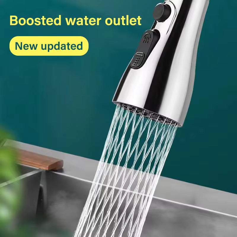 PureFlow 3-in-1 Faucet Extender – Universal Fit, 360° Swivel, 3 Spray Modes