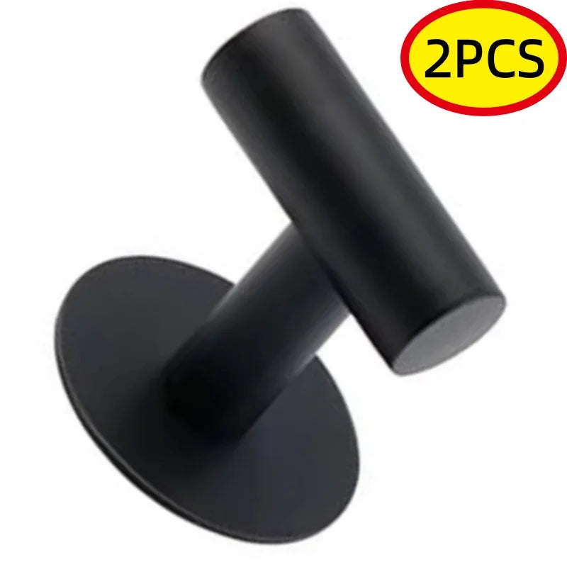 PureFlow Self-Adhesive Stainless Steel Wall Hook – No Drill, Bathroom & Kitchen Organizer