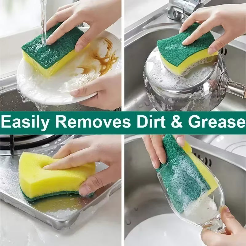 PureFlow Magic Eraser Cleaning Sponge Pads – Reusable, Chemical-Free, Multi-Surface