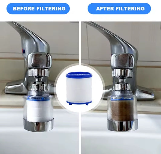 PureFlow Faucet Water Purifier – 3-Stage Filter, Universal Fit, Easy Install