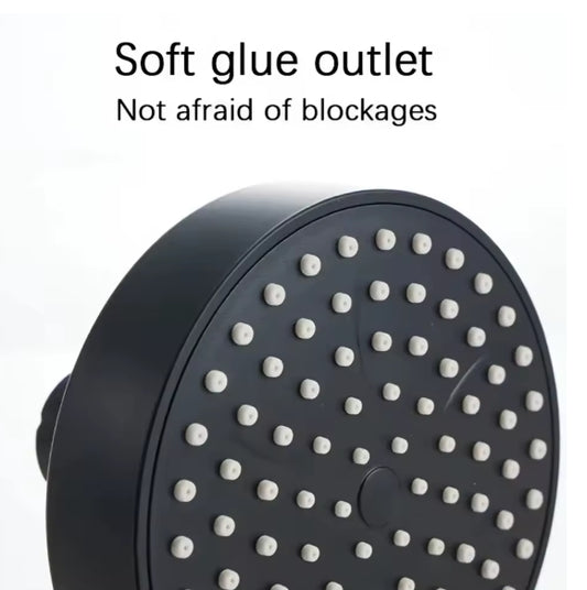PureFlow High-Pressure Shower Head – Turbo Fan, Water-Saving, Easy Install