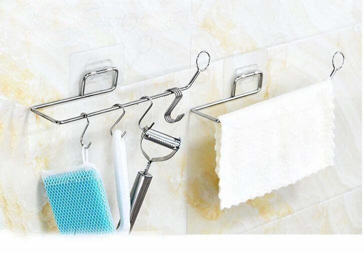 PureFlow Stainless Steel Toilet Paper Holder – No-Drill Adhesive, Rust-Proof, Wall Mount