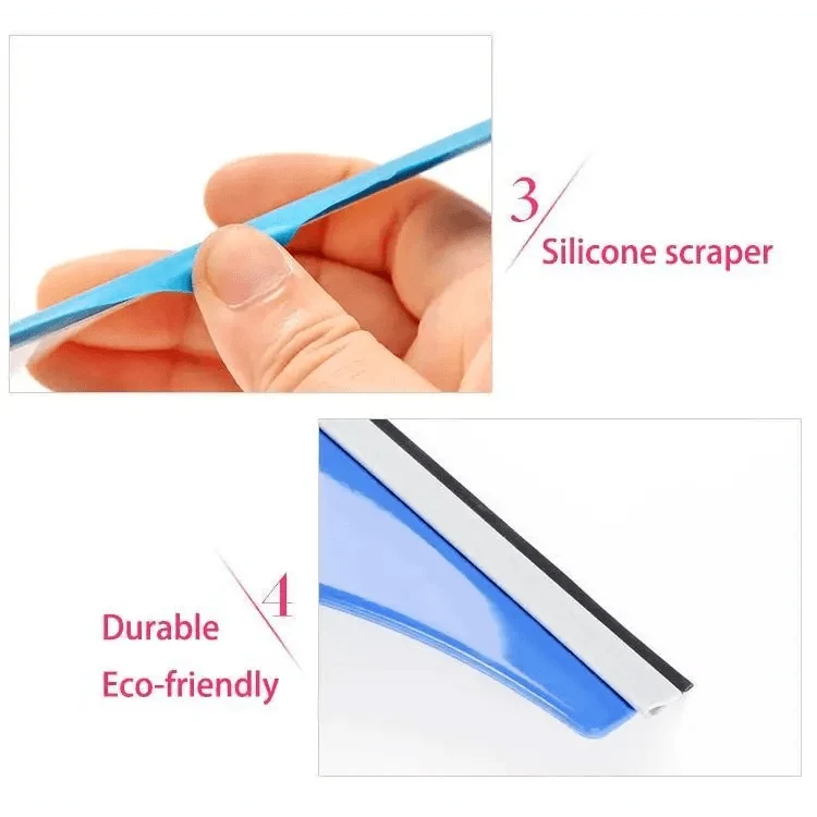 PureFlow Window & Glass Squeegee – Streak-Free, Eco-Friendly Silicone, Multi-Surface