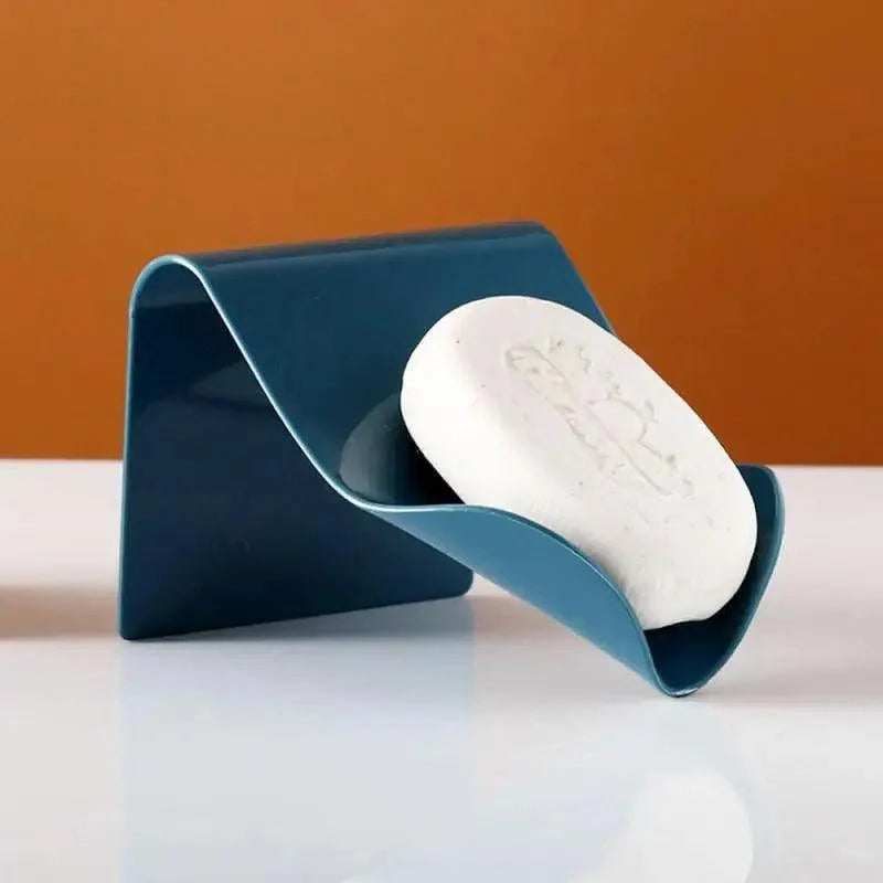 PureFlow Self-Adhesive Soap Dish with Hook – Wall Mount, Drainage Tray, Bathroom & Kitchen